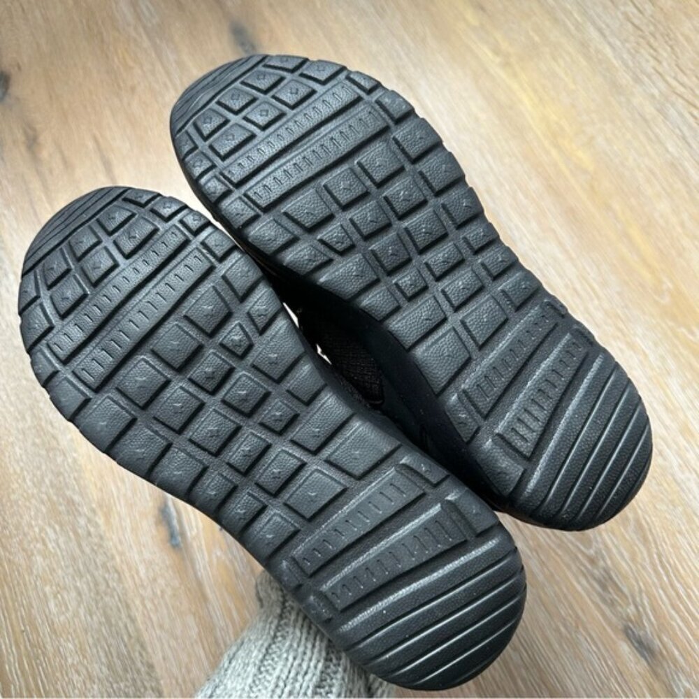 Athletic Works Active Performance Cushion Foam Black Sneakers - Size 9 - Picture 8 of 14